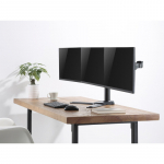 Equip 17"-27" Articulating Triple Monitor Tabletop Stand
