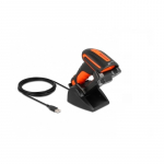 DeLOCK Industrial Barcode Scanner 1D and 2D for 2.4 GHz or Bluetooth with inductive charging station