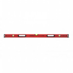 Painted spirit level with level and plumb indicato