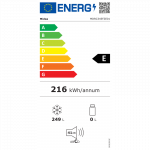 Midea Freezer | MDRC345FZE01 | Energy efficiency class E | Chest | Free standing | Height 85 cm | Total net capacity 249 L | Display | White