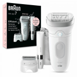 Braun Silk-&eacute;pil 7 7-441 40 tweezers Silver, White