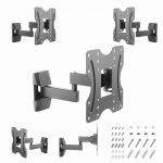 Gembird | Wall mount | WM-42ST-01 | Tilt, Swivel | 23-42 " | Black