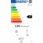 Gorenje Refrigerator | RB39EPW4 | Energy efficiency class E | Freestanding | Larder | Height 84.2 cm | 38 dB | White