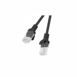 Lanberg | Patchcord CAT.5E UTP | PCU5-10CC-0100-BK | 1 m | Black