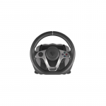 GENESIS Seaborg 400 Black, Silver USB Steering wheel + Pedals Nintendo Switch, PC, PlayStation 4, Playstation 3, Xbox 360, Xbox One, Xbox One S, Xbox One X