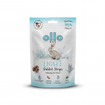 OLLO Air-Dried Light Rabbit strips - dog treat - 80g