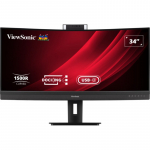 Viewsonic VG3457CV computer monitor 86.4 cm (34") 3440 x 1440 pixels UltraWide Quad HD LED Black