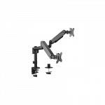 Gembird MA-DA2P-01 Adjustable desk 2-display mounting arm, 17&rdquo;-32&rdquo;, up to 9 kg