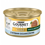 PURINA Gourmet Gold Succulent Delights Ocean fish - wet cat food - 85g
