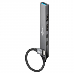 Goobay Slim 5-Port USB Hub, USB-C to USB-C/USB-A, 5 Gbit/s | 74460