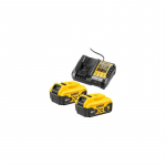 DeWalt DCB1104P2-QW Set charger DCB1104 + 2 batteries DCB184 18 V 5 Ah