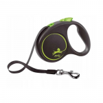FLEXI Black Design S - retractable leash - 5 m