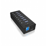 ICY BOX IB-AC618 USB 3.2 Gen 1 (3.1 Gen 1) Type-B 5000 Mbit/s Black