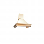 Akpo WK-4 Rustica 60 Cooker hood Wall-mounted Beige, Wood