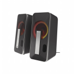 Genesis | Computer Speaker | Helium 100BT RGB | Bluetooth | Silver/Black | Gaming Speakers | Wireless connection