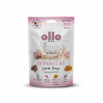 OLLO Air-Dried Skin & Coat Lamb strips - dog treat - 80g