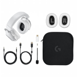 Logitech G 981-001269 headphones/headset Wireless Head-band Gaming Bluetooth White
