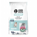 JOHN DOG Good Form Junior Pork with beef - dry dog food - 3kg