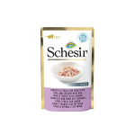 SCHESIR in jelly Tuna and chicken with ham - wet cat food - 50 g