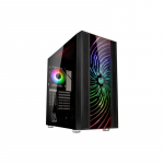 Kolink Unity Adapt ARGB Midi Tower Black, Transparent