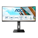 AOC P2 CU34P2A computer monitor 86.4 cm (34") 3440 x 1440 pixels Quad HD LED Black