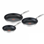 TEFAL | Pan set, 3-pieces | Duetto+ | Frying | Diameter 20/24/28 cm | Suitable for induction hob | Fixed handle