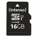 MEMORY MICRO SDHC 16GB UHS-I/W/ADAPTER 3423470 INTENSO