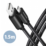 AXAGON | Data and charging cable, 1.5 m | BUMM-AM15AB | USB Type A to USB Type Micro
