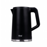 IDEAL Kettle 1.7 l, steel body, power 1500 W, black