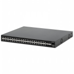 Intellinet 48-Port Gigabit Ethernet PoE+ Layer 2+ Managed Switch with Six 10G SFP+ Uplinks IEEE 802.3at/af (PoE+/PoE) Compliant, 450 W PoE Power Budget, Layer 2+/Layer 3 Lite, 6 x 10G SFP+ Open