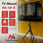 Maclean TV Floor Stand/Mount, 27&ndash;55", max. VESA 200x200, max. 60 kg, MC-181 B
