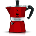 Moka pot for 3 cups Moka Express 5466 BIALETTI red