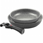 BALLARINI TORRE Set of 2 frying pans (24 + 28 cm) 1H
