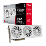 ASUS Prime Radeon RX 9070 XT White OC Edition 16GB GDDR6 Graphics Card PCIe 5.0 HDMI 2.1 DisplayPort 2.1a
