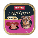 ANIMONDA Vom Feinsten Junior Mini Poultry with game and cranberries - wet dog food - 100g