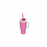 Thermal mug with telescopic straw Kambukka Rio Tumbler 950ml Bubblegum Mint
