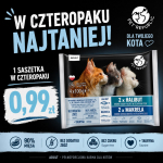 PETREPUBLIC Adult Halibut and mackerel box &ndash; wet cat food &ndash; 4x100g