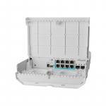 Switch|MIKROTIK|netPower Lite 7R|8xRJ-45 ports|RJ-45 Ports Type Gigabit Ethernet (10/100/1000)|2xSFP+ module slots quantity|10G support Yes|Power over Ethernet (PoE) Yes|CSS610-1GI-7R-2S+OUT