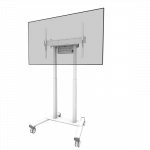 NEOMOUNTS MOVE LIFT MOTORISED MOBILE STAND INCL. STORAGE BOX, 10 CM. WHEELS FLOOR - VESA 100X100 UP TO 800X600 1 SCREEN WHITE