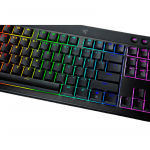Razer | BlackWidow V4 Low-Profile Tenkeyless HyperSpeed | Keyboard | Wireless | US | Bluetooth | Black | Green Switches