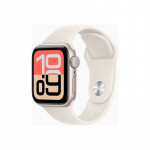 Apple Watch SE 3&nbsp;GPS + Cellular 40mm&nbsp;Starlight Aluminium Case with Starlight Sport Band - M/L | Apple