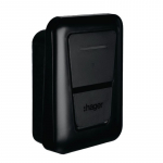 EVCS Hager witty one 11kW 3f RFID Bluetooth charging station with T2 socket