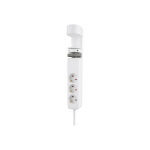 Neomounts | Desk socket with clamp and USB-C and USB-A ports - Quick charge | DS22-840WH6