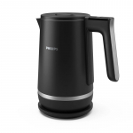 Philips | Double-walled Kettle | HD9396/90 7000 series | Electric | 2200 W | 1.7 L | Metal | 360&deg; rotational base | Black