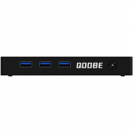 Mini PC Qoobe SUC N150/12GB/SSD 512GB/Win 11 Pro black