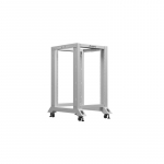 Open rack 19" 18U 600x800 gray