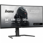 iiyama GCB3482WQSU-B1 computer monitor 86.4 cm (34") 3440 x 1440 pixels UltraWide Quad HD LED Black