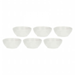 LA PORCELLANA BIANCA LUNIA Set of 6 bowls 12 cm