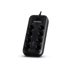 CyberPower P0820SUF0-DE surge protector Black 8 AC outlet(s) 200 - 250 V 1.8 m