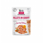 BRIT Care Fillets in Gravy salmon fillets in sauce - wet cat food - 85 g